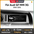 Car Stereo Autoradio GPS For Audi Q7 2010-2015 Android 12.0 Navi 6+128GB carplay