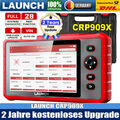 2024NEU Launch CRP909X Profi KFZ Diagnosegerät Auto OBD2 Scanner ALLE SYSTEM EPB