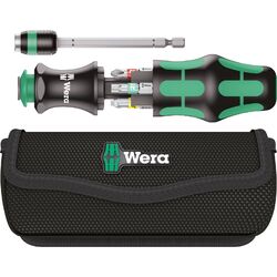 Wera Kraftform Kompakt 20 Tool Finder 1, 7-teilig, Bit-Satzintegriertes Magazin