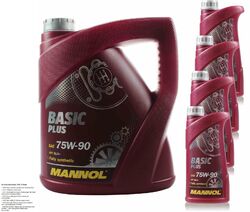 8 Liter Original MANNOL Getriebeöl Basic Plus 75W-90 API GL 4+ Gear Oil