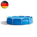 Intex Frame Pool Set mit Pumpe 305x76cm Stahlrohrbecken Aufstellpool blau Rondo