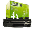 4x Toner für HP LaserJet Pro M 12 26 a w nw, CF279A 79A BLACK