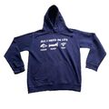 Eat Sleep WIFI Herren Hoodie Gr. XS Dunkelblau Langarm Hoody Pullover Oberteil