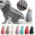 Puppy Dog Jumper Winter Hundemantel Warme Strickpullover Haustier Kleidung Süß .