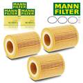 3X ORIGINAL MANN FILTER ÖLFILTER FÜR BMW 3ER E46 E36 5ER E39 E60 E53 M52 M50 M54