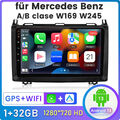 9" Android 13 Autoradio GPS NAVI BT Für Benz A/B Klasse W169 W245 W639 DAB 1+32G