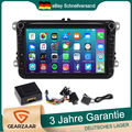 8" Autoradio Android 12 Carplay GPS Navi 2+32G Für VW GOLF 5 Passat Polo Tiguan