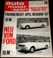 AMS 19/66 Ford 12 M, Ford 15 M, Test: Porsche 911 S, Alfa Romeo Duetto, F1-Honda