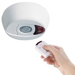 PENTATECH Deckenalarm DA02 Fernbedienung PIR Bewegungsmelder Hausalarm Minialarm