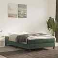 Boxspringbett mit Matratze Bett Bettgestell Polsterbett Lattenrost Samt vidaXL