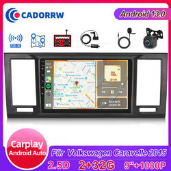 DAB+ Android13 CarPlay Autoradio Für VW T6 Transporter Multivan GPS Navi WIFI FM