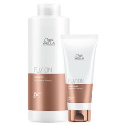 WELLA FUSION Sparset für geschädigtes Haar Shampoo 1000ml + Conditioner 200ml