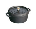 Staub Cocotte Bräter 18 cm schwarz rund Kochgeschirr Topf  Kochtopf  Bratentopf