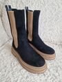 Catwalk Boots Schwarz/Beige 40