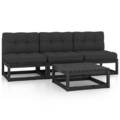 Garten Lounge Set Gartenmöbel Sofa Sitzgruppe 4-tlg. Kiefer Massivholz vidaXL