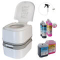 Campingtoilette Chemietoilette WC 24 Liter mobile Toilette Camping Reise Klo