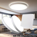 LED Deckenlampe Ultraflach Panel Deckenleuchte Wohn Schlafzimmer IP44 Küche Flur