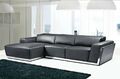 Multifunktions Wohnzimmer Ecksofa Garnitur Ledersofa Sitz Ecke Sofa Couch Sofort