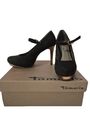 Tamaris Plateaupumps BLACK/schwarz Gr. 38