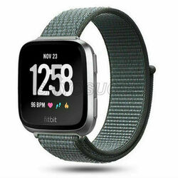 Für Fitbit Versa Versa 2/3/4/Lite Armband Nylon Loop Klettverschluss Sportband
