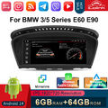 8Kern 6+64GB Android 14 Autoradio GPS Navi DSP WIFI für BMW E60 E61 E63 E64 CCC