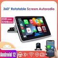 10.1" Single 1 Din Android12 DAB+ Autoradio GPS Carplay HeadUnit 32GB Mit Kamera