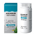 100 Stück Aquarium-Teststreifen, 6-in-1-PH-Wasserteststreifen-Set für Süßwas