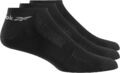 Reebok Herren Socken Ankle Sneaker Sportsocken, Schwarz, 3er Pack, EUR 43-45