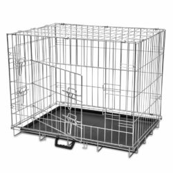 Hundekäfig Transportbox Hundebox Tierkäfig Welpenkäfig Drahtkäfig Faltbar Metall