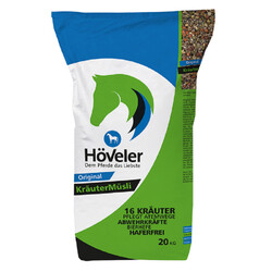 Höveler Kräutermüsli 20 kg; 1,80 € / kg