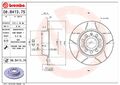 BREMBO 2x BREMSSCHEIBEN Ø 272 voll geschlitzt für Cupra Formentor Seat Leon