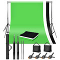 3x2M Hintergrundsystem Ständer Stativ Hintergrund mit Tasche Stativ Fotostudio