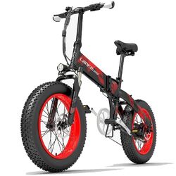 LANKELEISI X2000 PLUS 1000W Elektrofahrrad 20Zoll Fat Tire E-Mountainbike 45KM/H