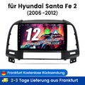 Carplay Für Hyundai Santa Fe 2 2006-2012 9"Android 12 Autoradio GPS Navi WIFI BT