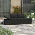  Sonnenliege Poly Rattan Gartenliege Relaxliege Sofa Liege Gartenmöbel vidaXL