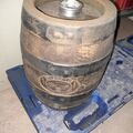 10 Liter Fass, Bierfass aus Kunststoff  Edelstahl  Korbfiting Brauerei Bischoff