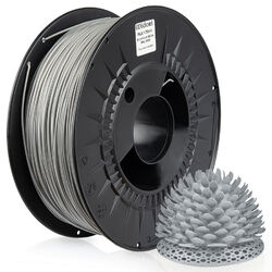 3D Drucker Filament PLA 1,75mm 1kg Spule Rolle Aluminium Weiß RAL9006