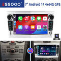 Für Opel Astra H Corsa C D Zafira B 4+64G Android14 Autoradio Carplay GPS Kam BT
