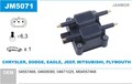 JANMOR Zündspule JM5071 für CHRYSLER JEEP PLYMOUTH CHEROKEE KJ 4x4 Laredo NEON