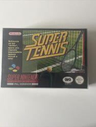 Super Nintendo *Super Tennis* SNES New Neu Ungeöffnet Italienisch #2