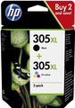 Original HP 305 XL Set Multipack Druckerpatrone Schwarz Farbe Tinte Patronen OVP