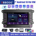 DAB+ KAM 1+32G CarPlay Autoradio Android 13 Nav BT Für VW GOLF 5 6 Passat SEAT