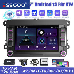 DAB+ KAM 1+32G CarPlay Autoradio Android 13 Nav BT Für VW GOLF 5 6 Passat SEAT