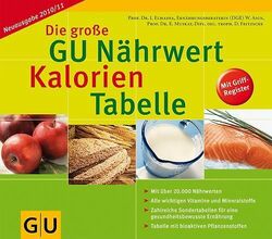 Die große GU Nährwert-Kalorien-Tabelle 2010/2011