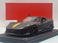 Ferrari 812 Competizione A Matt Black & Yellow Stripe 1:18 BBR P18209I • NEU&OVP