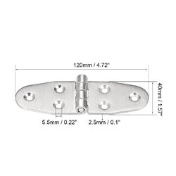 Scharniere Edelstahl VA Edelstahl-Scharniere Inox Scharnier Türschanier NUE GOOD