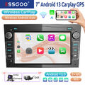 32G Android 13 Autoradio Carplay DVR GPS +Kam Für Opel Corsa C D Zafira B Vectra