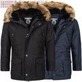 Geographical Norway Herren Parka Outdoor Funktionsjacke Sehr Warm Winter Jacke