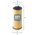 UFI Ölfilter 25.185.00 für BMW X1 + X2 + i8 + Roadster + F46 + U06 + F45 13->