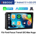 Android 13 Autoradio Für Ford Focus Transit MK7 C/S-Max 32G Carplay GPS Navi KAM